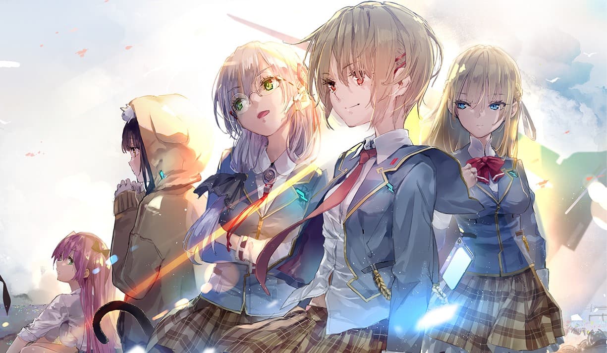 ヘブンバーンズレッド（Heaven Burns Red）（ターン制RPG）のキービジュアル — 類似ゲームタイトル検索