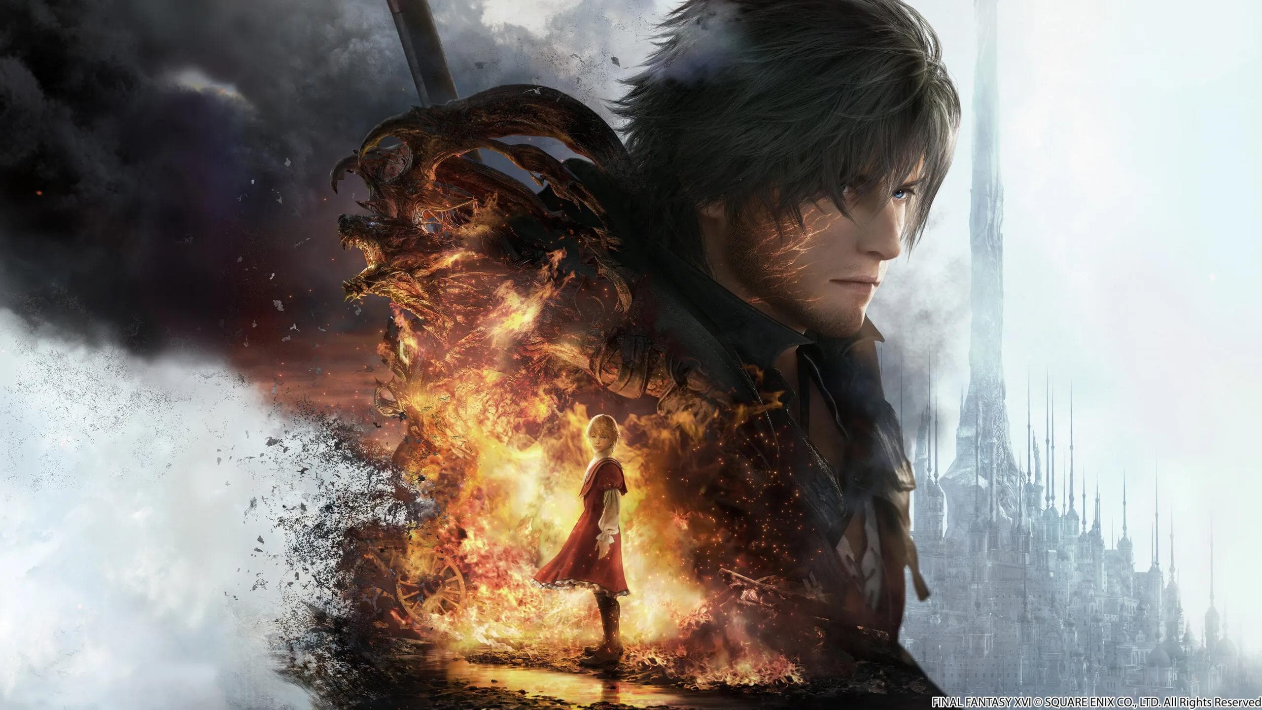 FINAL FANTASY XVI（ファイナルファンタジー16）（アクションRPG）のキービジュアル — 類似ゲームタイトル検索