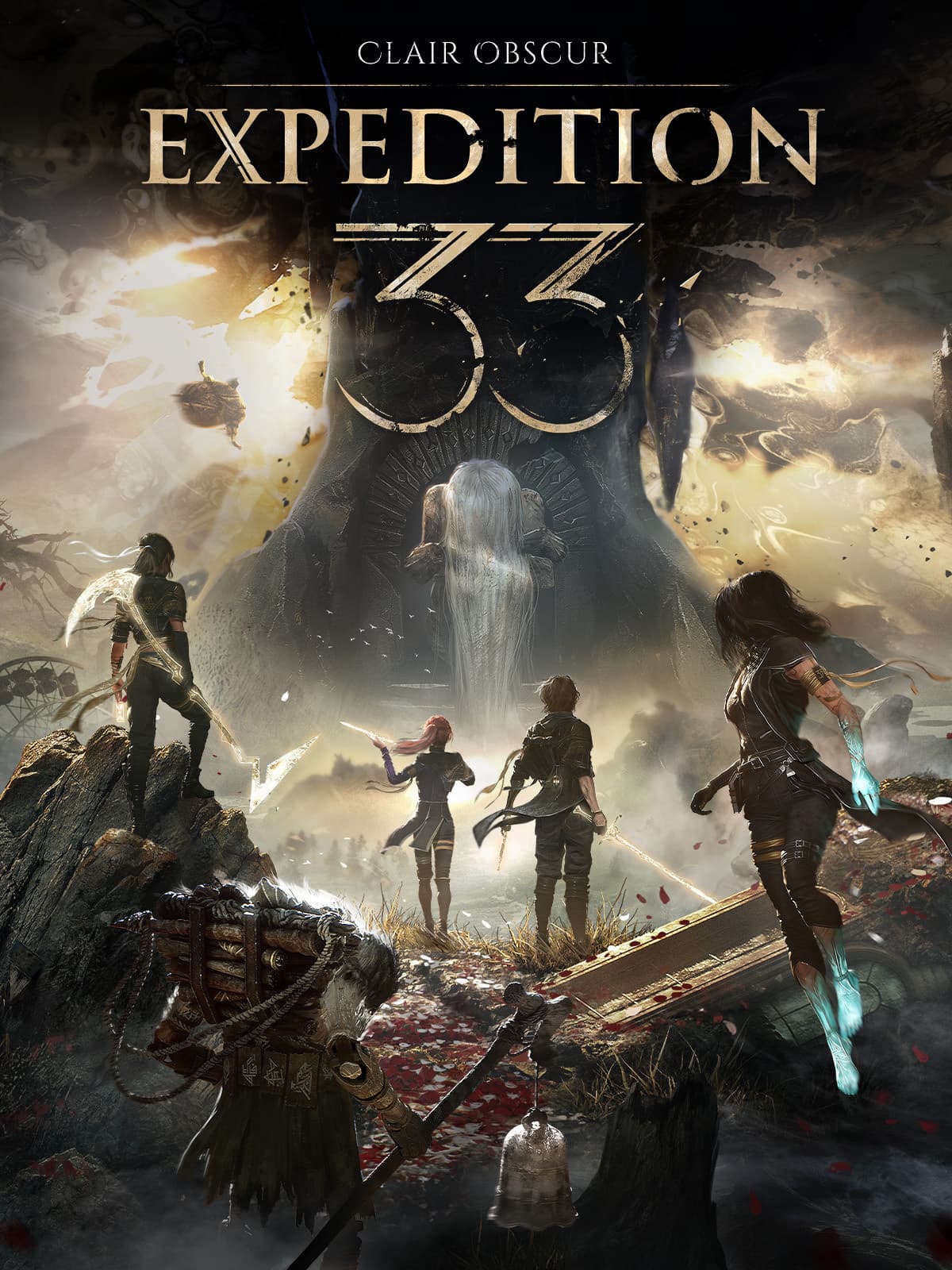 Clair Obscur: Expedition 33(クレールオブスキュール)（ターン制RPG）のキービジュアル — 類似ゲームタイトル検索