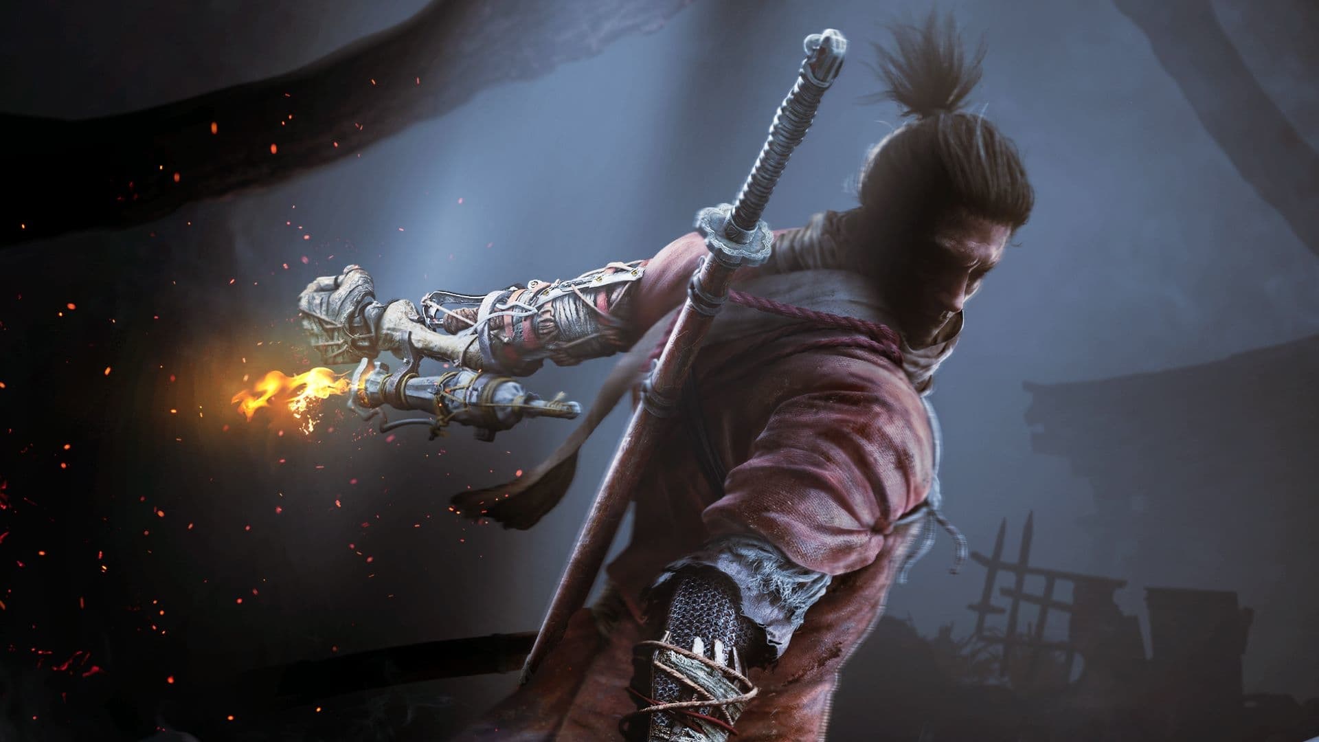 Sekiro: Shadows Die Twice（隻狼／せきろ）（アクション）のキービジュアル — 類似ゲームタイトル検索
