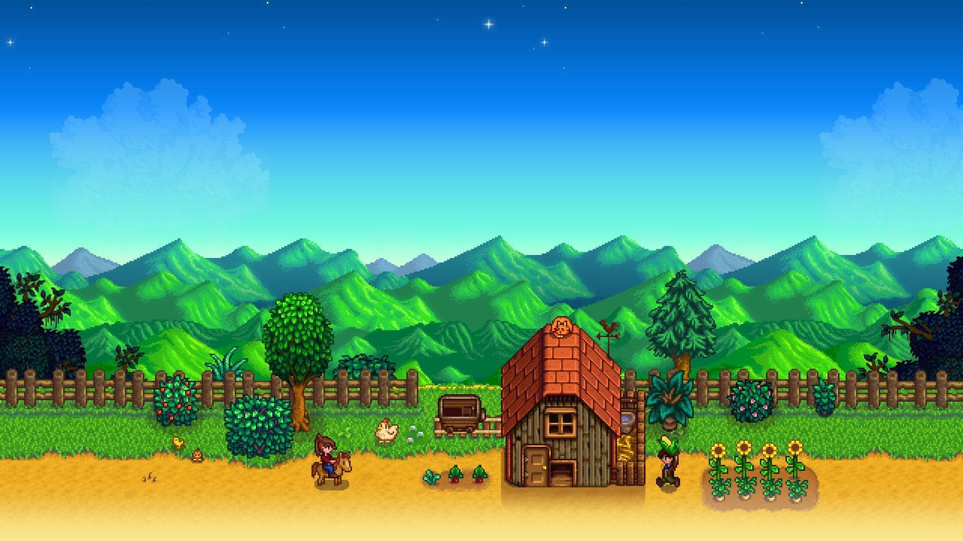 Stardew Valley（スターデューバレー）（農業シミュレーション）のキービジュアル — 類似ゲームタイトル検索