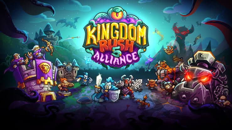 Kingdom Rush 5: Alliance TD（キングダムラッシュ アライアンス）（タワーディフェンス）のキービジュアル — 類似ゲームタイトル検索