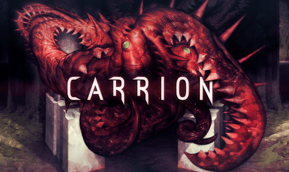 CARRION (逆ホラーメトロイドヴァニア) key art — GPA
