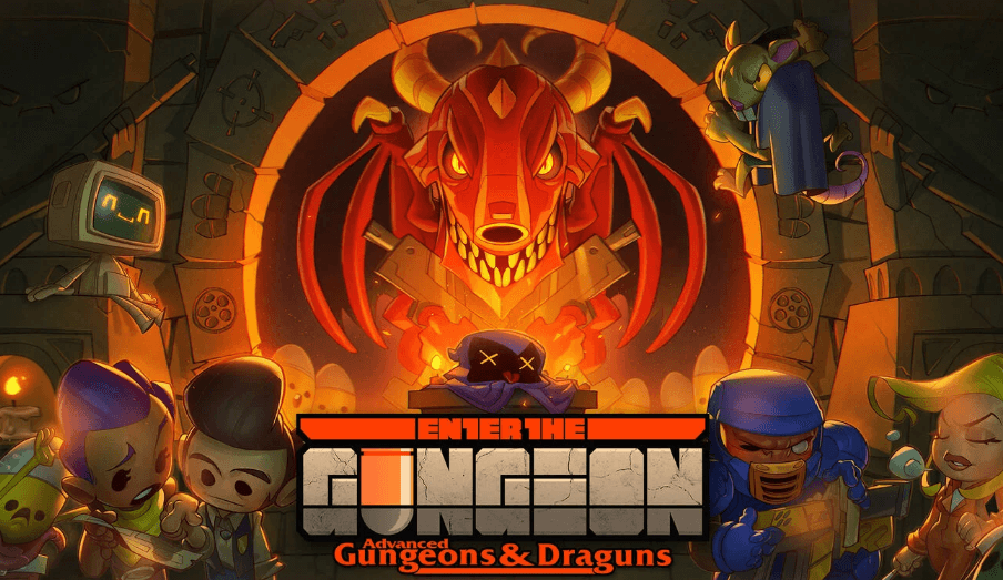 エンターザガンジョン(Enter the Gungeon)(ローグライクバレットヘル)のキービジュアル — 類似ゲームタイトル検索