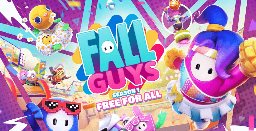 Fall Guys(フォールガイズ)(バトルロイヤルパーティ)のキービジュアル — 類似ゲームタイトル検索