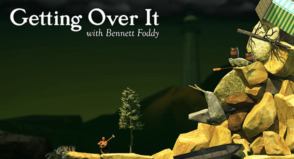 Getting Over It with Bennett Foddy(高難度物理アクション)のキービジュアル — 類似ゲームタイトル検索