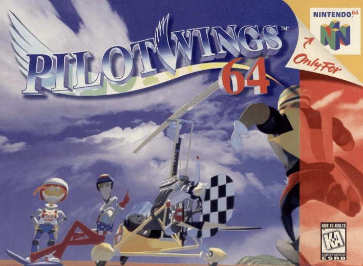 パイロットウイングス64(Pilotwings 64)(フライトシミュレーション)のキービジュアル — 類似ゲームタイトル検索
