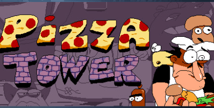 Pizza Tower(ピザタワー)(高速2Dプラットフォーマー)のキービジュアル — 類似ゲームタイトル検索