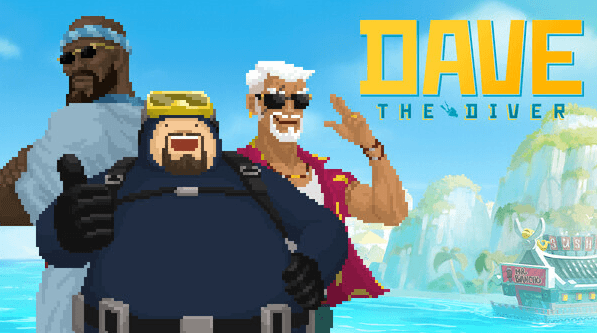デイヴ・ザ・ダイバー(DAVE THE DIVER)(アドベンチャーシミュレーション)のキービジュアル — 類似ゲームタイトル検索