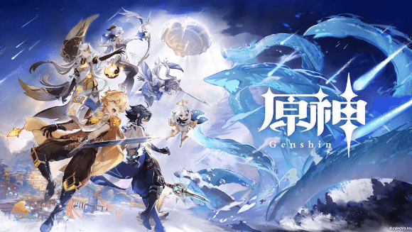 原神(Genshin Impact)(オープンワールドRPG)のキービジュアル — 類似ゲームタイトル検索