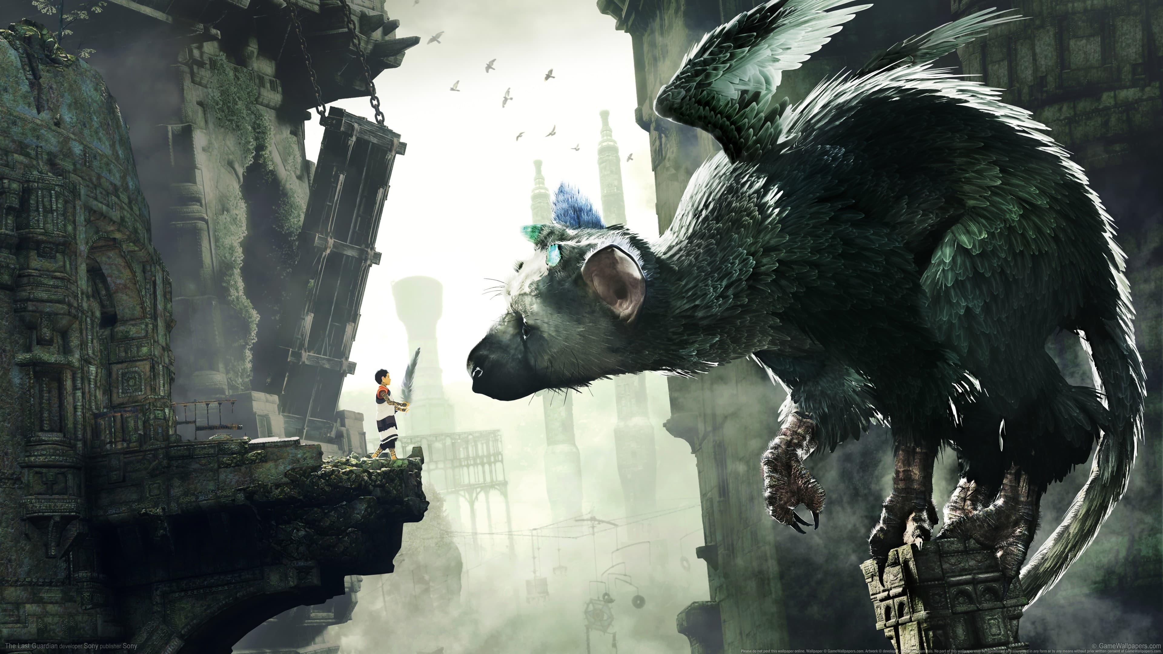 大鷲のトリコ(The Last Guardian)(アクションアドベンチャー)のキービジュアル — 類似ゲームタイトル検索