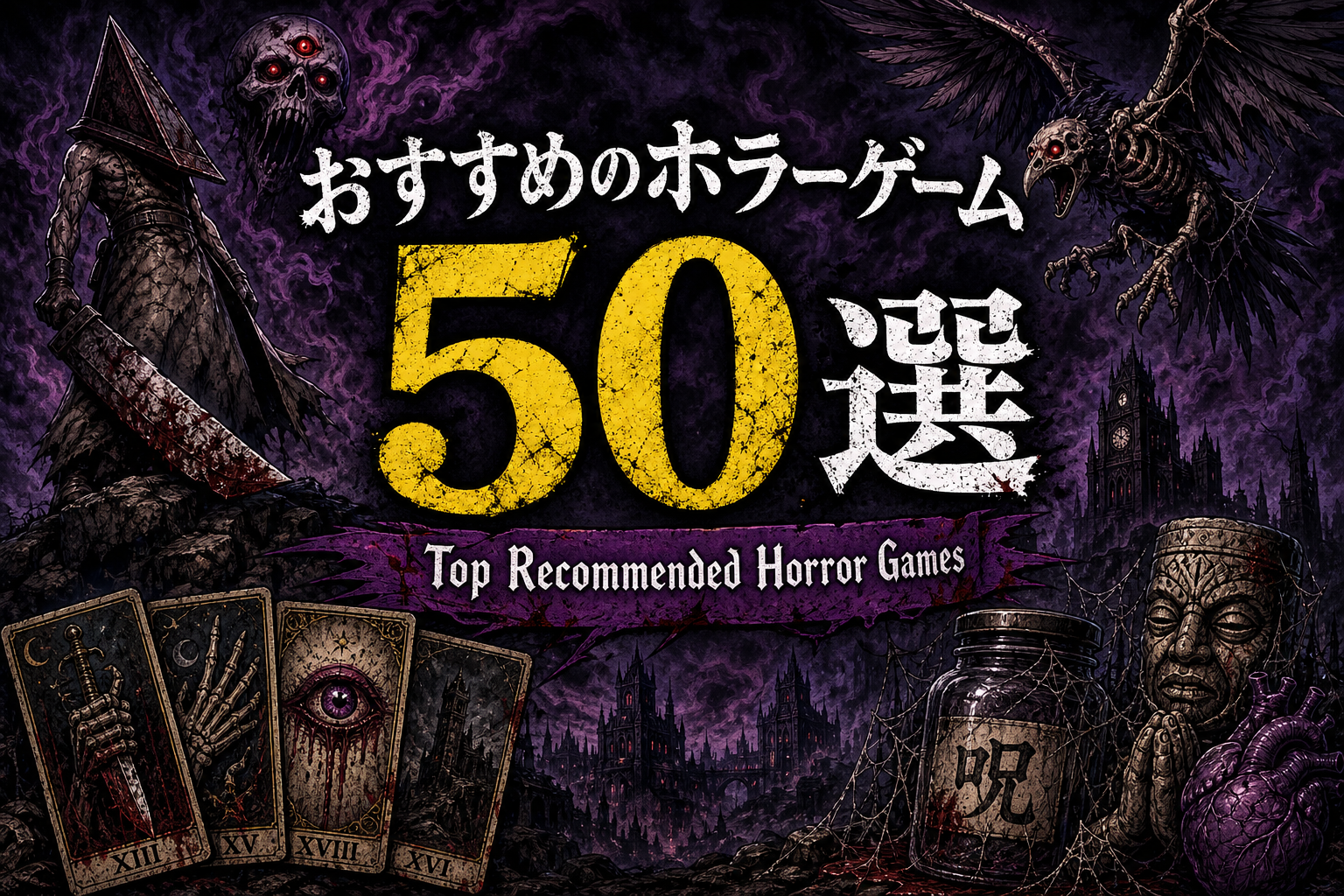 【ゲーム分析】ホラーゲームおすすめ50選